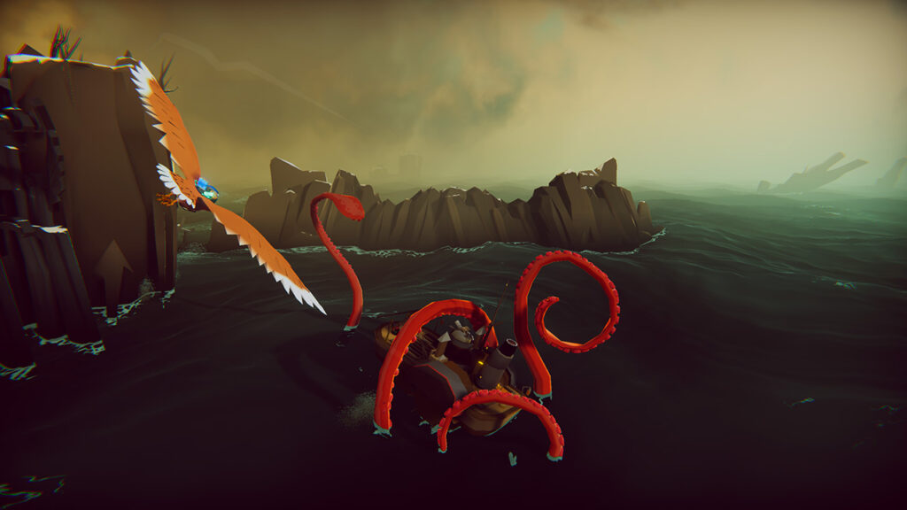 The Falconeer Screenshot Kraken