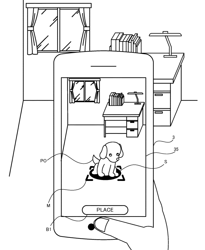 Nintendo patent toont hond in echte wereld door middel van AR