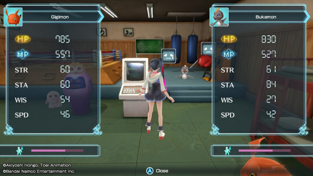 Trainen in Digimon World: Next Order