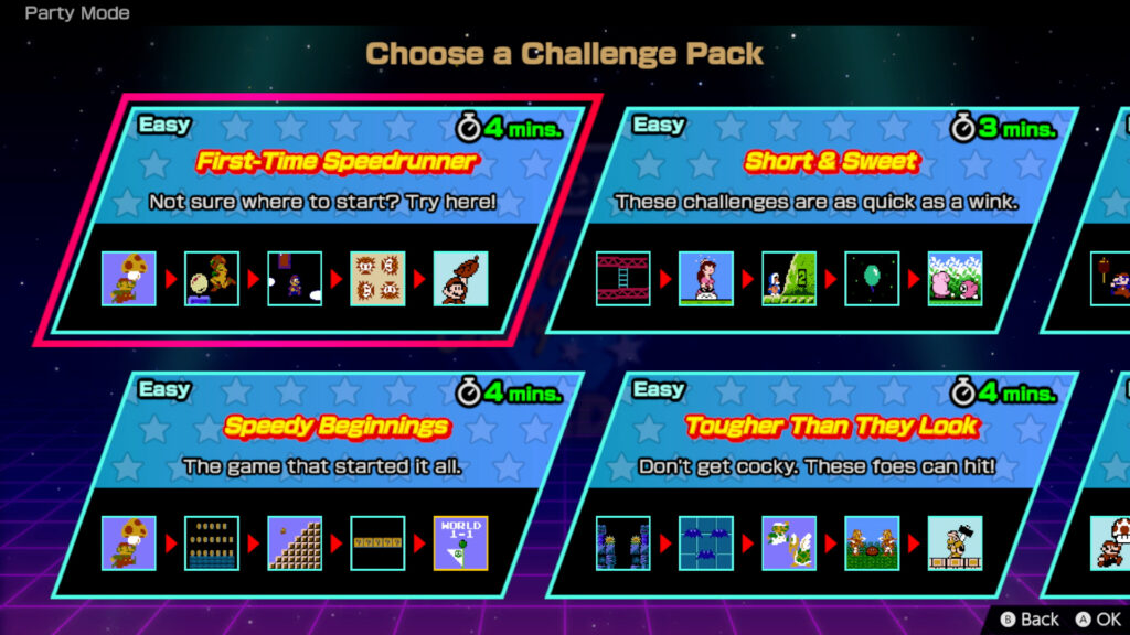 NWC NES Edition screenshot Challenge Pack