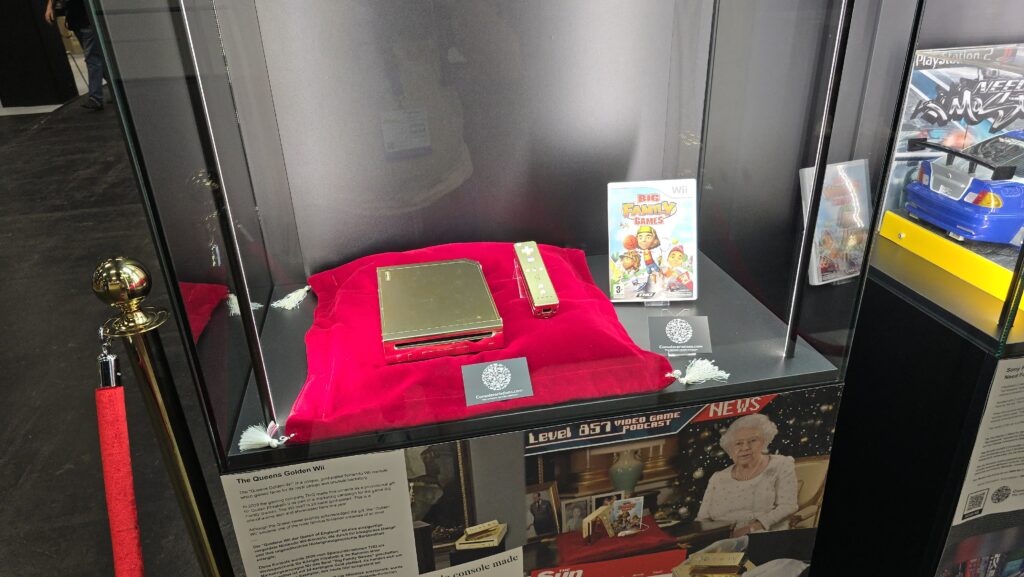 Golden wii that was made for queen elizabeth