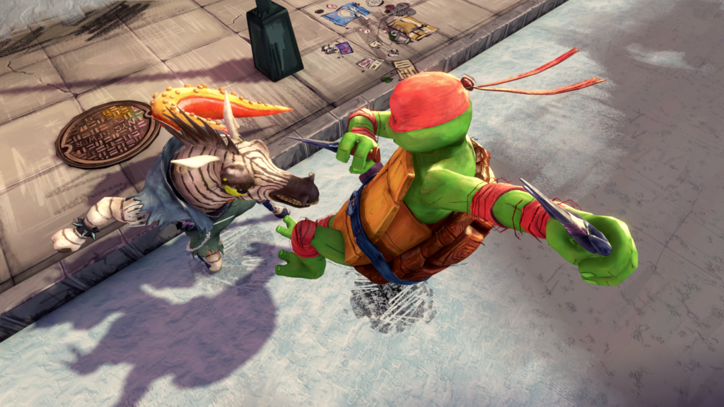 Turtles-Mutants-Unleashed-gameplay-Raphael