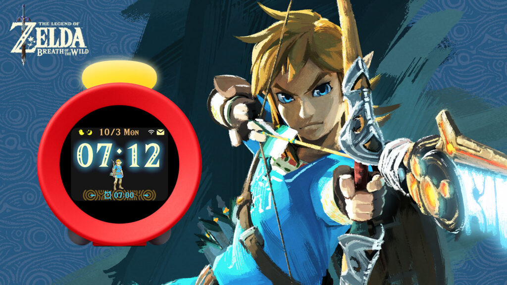 Nintendo Sound Clock Alarmo BotW Screen