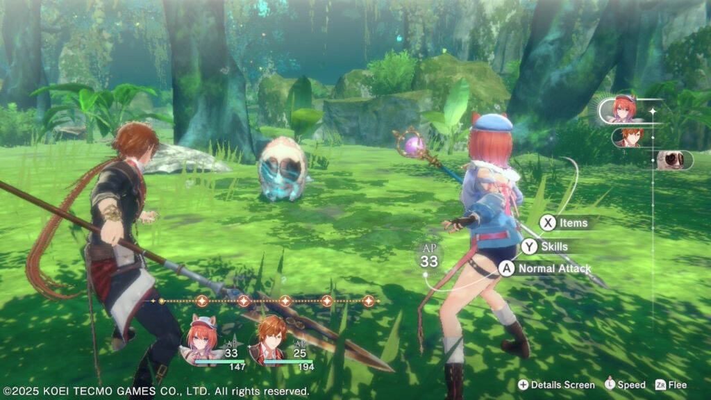 Atelier Resleriana gevecht