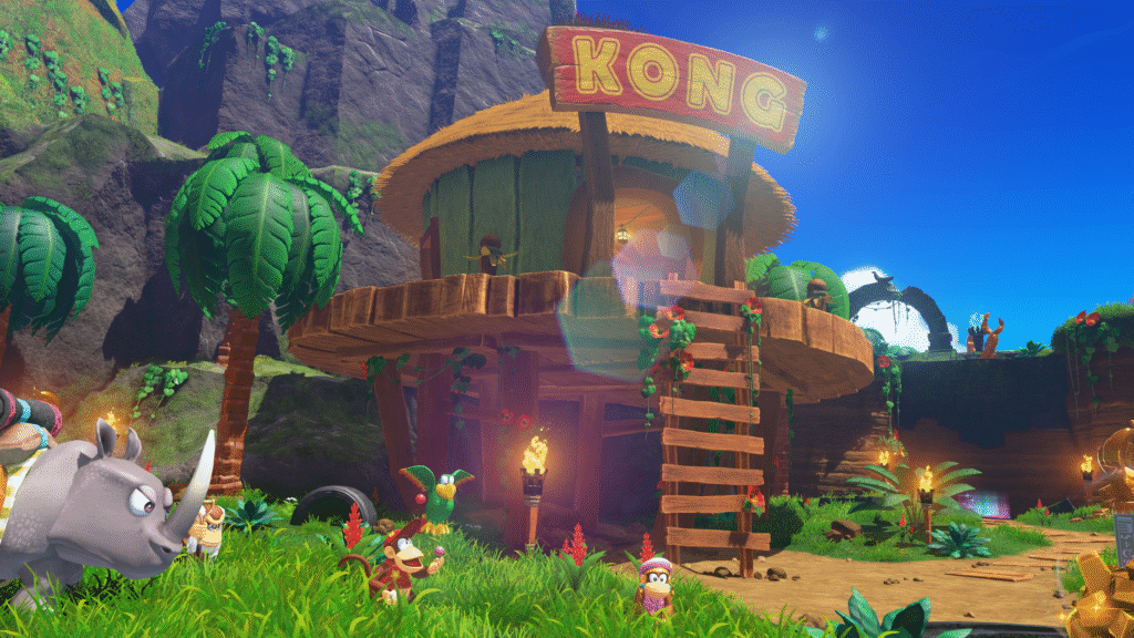 DonkeyKongBananza DK Island DK House
