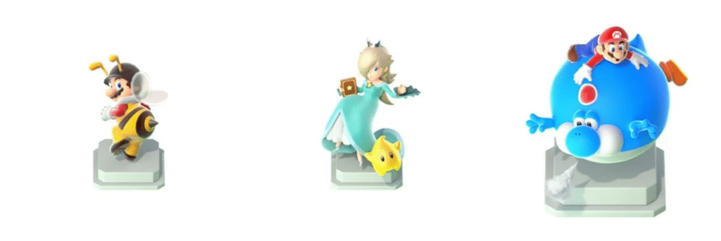 Mario-Galaxy-1-+-2-statues-afbeelding