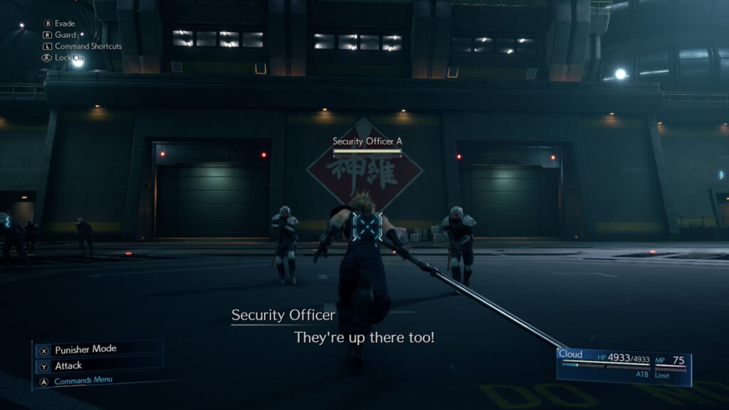 Final Fantasy VII Remake Intergrade fight