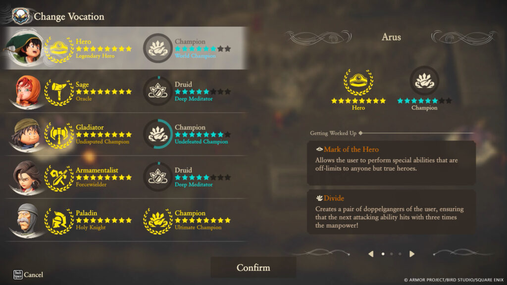 DQVII Reimagined vocation Screenshot