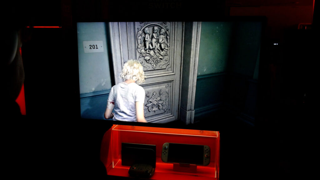 Resident Evil Requiem Switch 2 off screen gameplay
