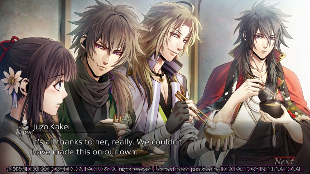 Homura Crimson Warriors samen eten