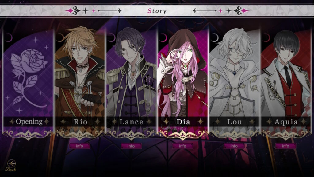 Court of Darkness Captivation’s Kiss routes