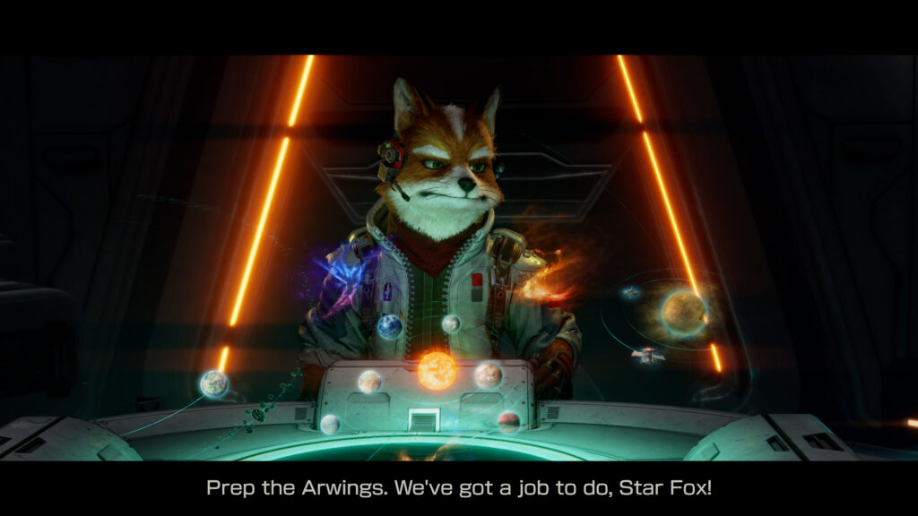 Star Fox Screenshot scene