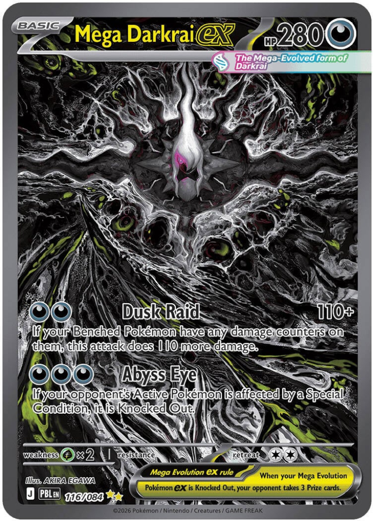 Pokemon tcg pitch black Mega Darkrai SIR