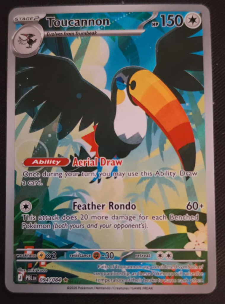 Pokemon tcg pitch black toucannon IR