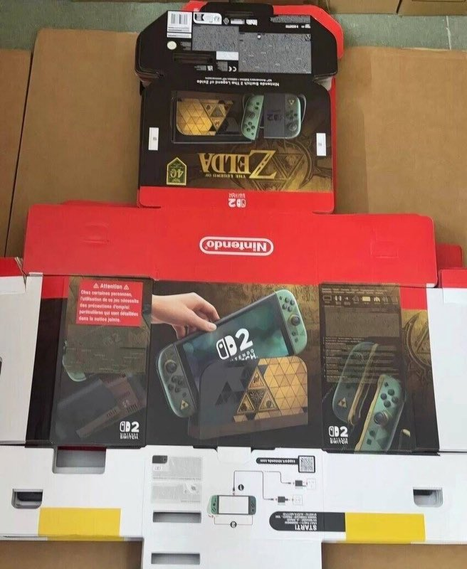 Switch 2 Zelda 40th console