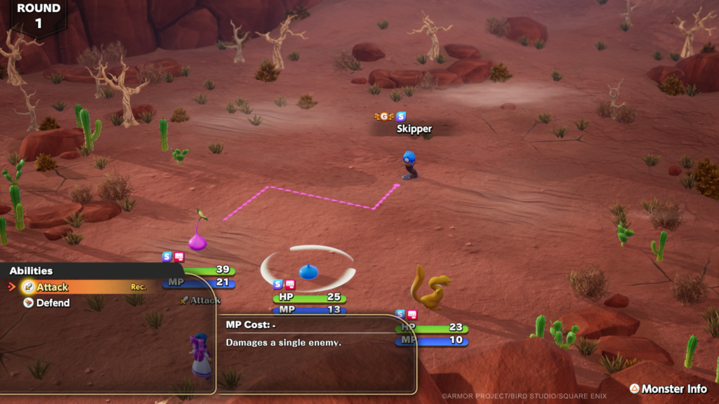 Dragon Quest Monsters battle