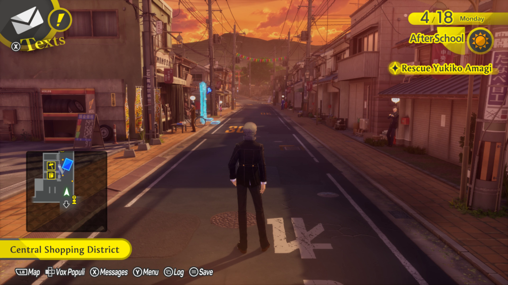 Persona 4 revival walking