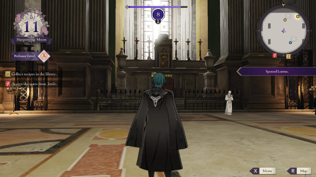 Fire Emblem Three Houses Cathedral Screen