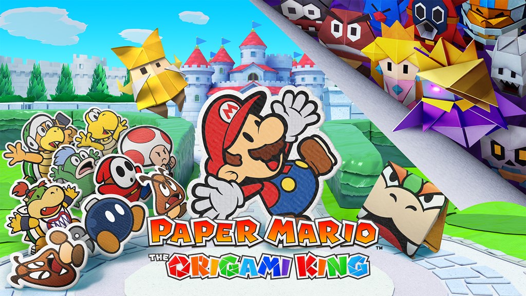Paper Mario: The Origami King Keyart