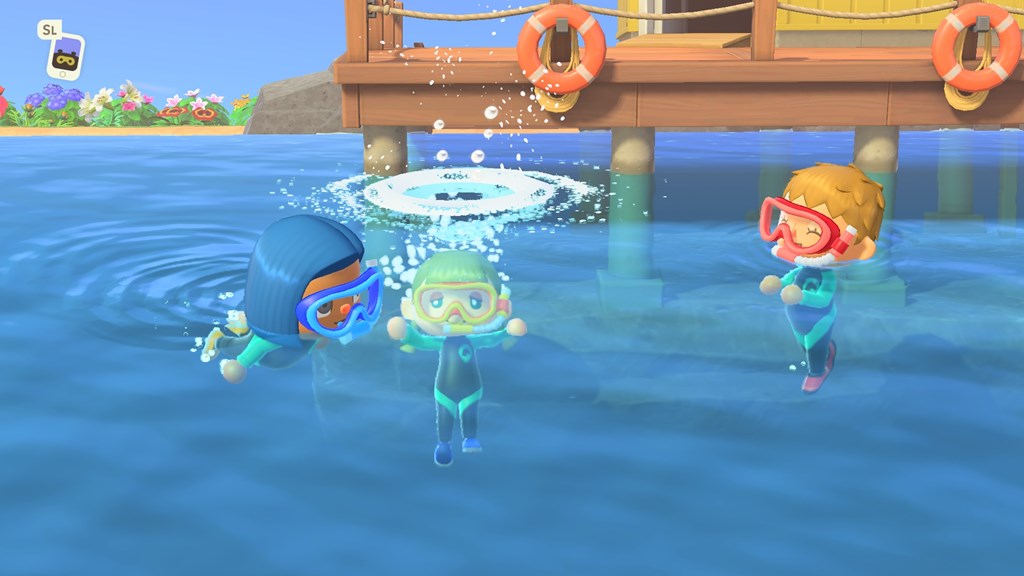 Animal Crossing Diving screenshot