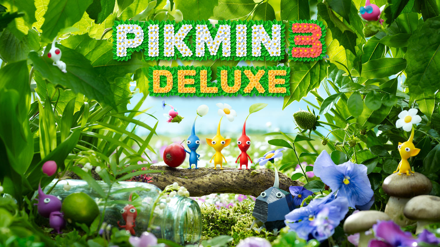 Pikmin 3 Deluxe keyart
