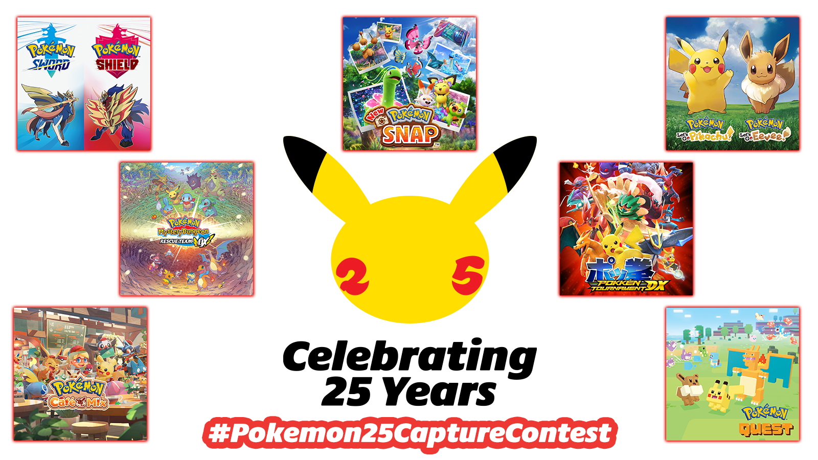 Pokémon 25 Capture Contest Switch spellen