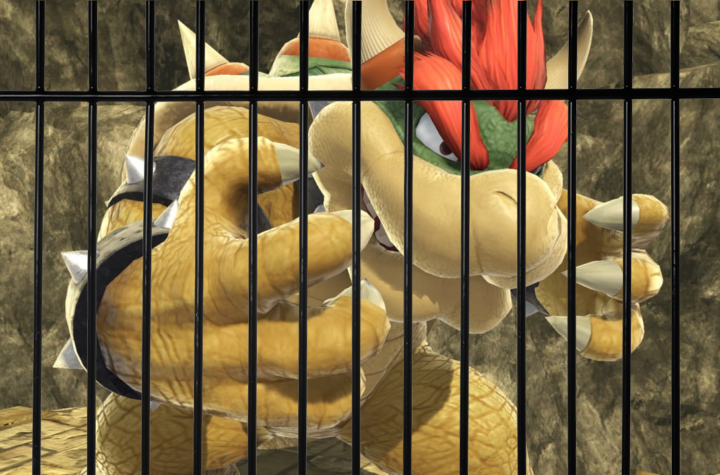 Bowser in jail