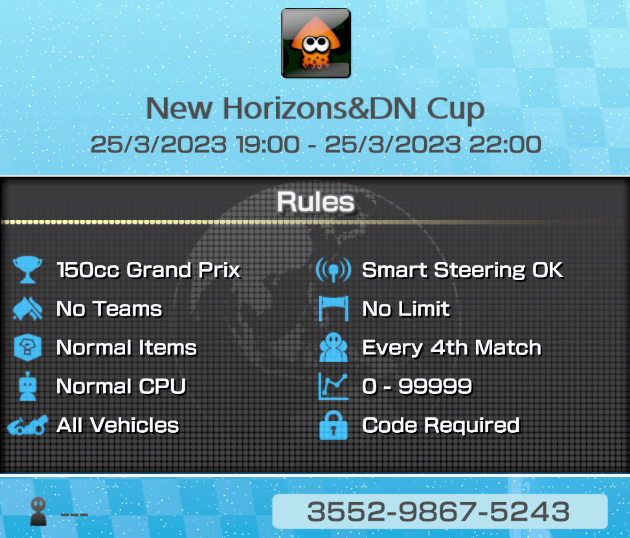 Regels van de New Horizons&DN Cup