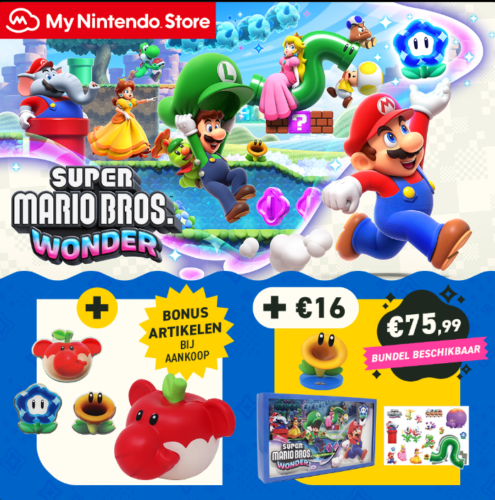 Mario bros wonder bundel my nintendo store