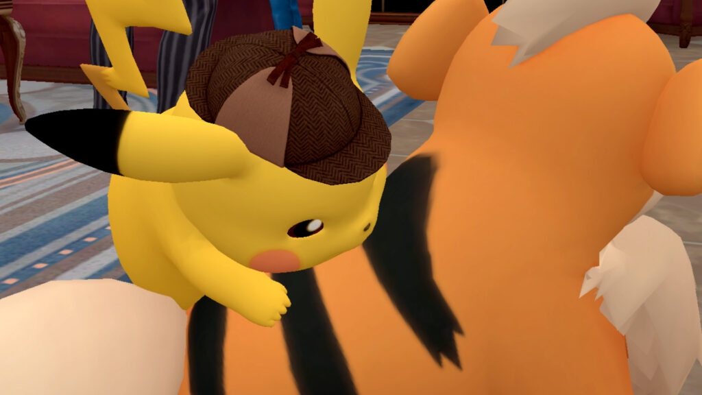 Detective Pikachu On Growlithe back