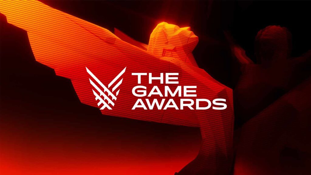 The Game Awards keyart met het logo en de naam getyped