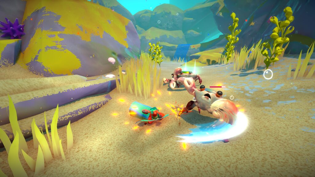 Another Crab Treasure Fight Screenshot