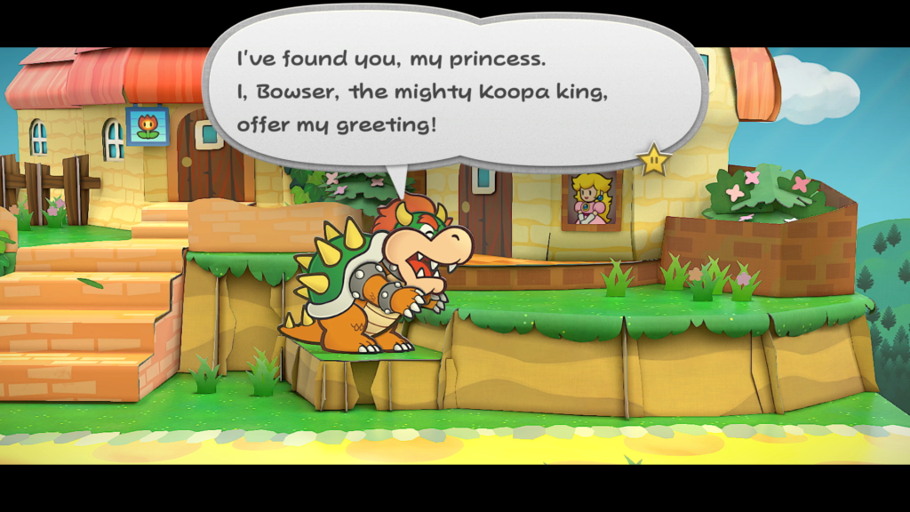 Paper Mario Bowser screenshot