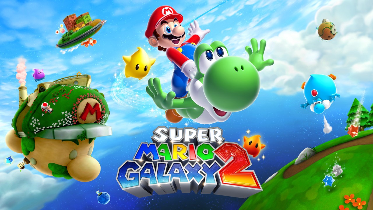 Super Mario Galaxy 2 keyart Super Mario Galaxy 2 keyart