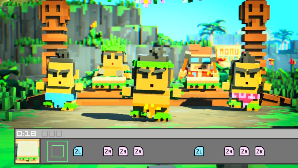 The Touryst Deluxe drum minigame