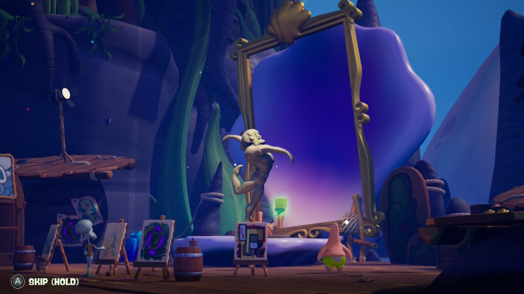 SpongeBob SquarePants: Titans of the Tide Squidward statue