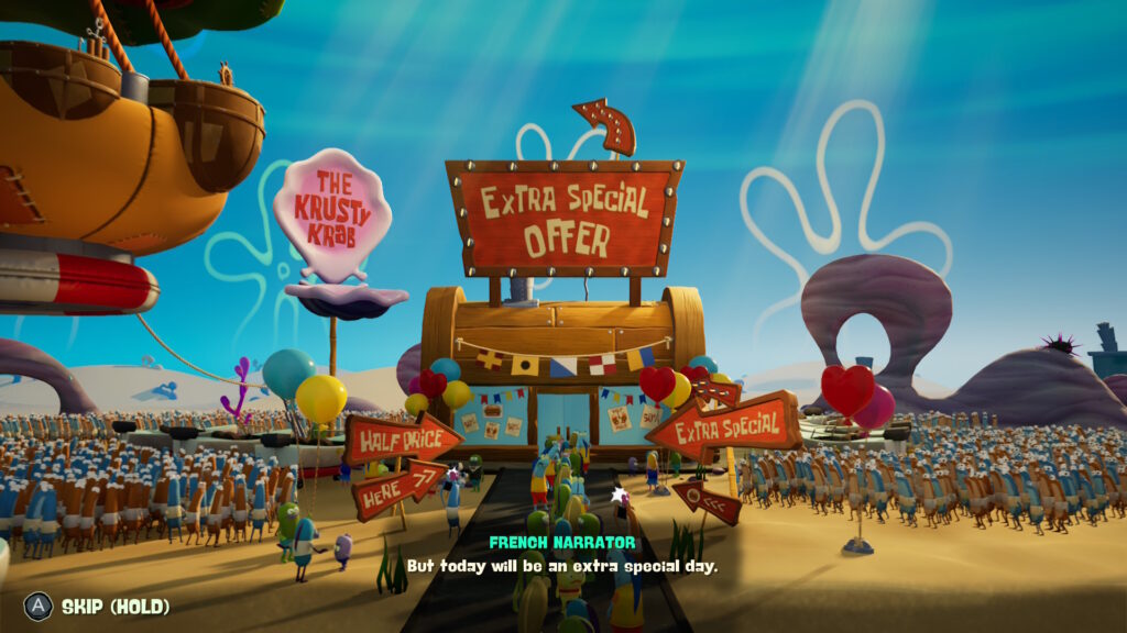 SpongeBob SquarePants: Titans of the Tide begin