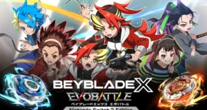 Beyblade X: Evobattle - Nintendo Switch 2 Edition key art