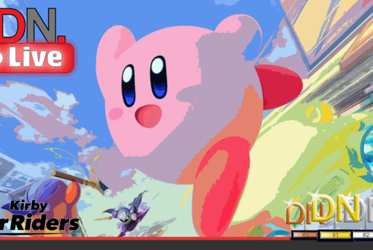 Kirby Air Riders livestream banner