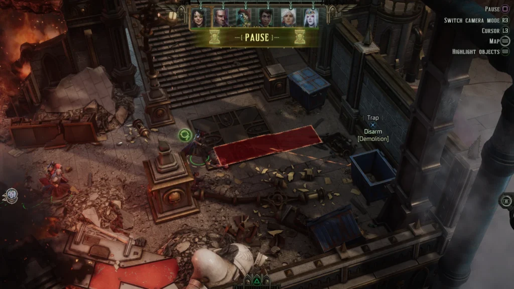 Warhammer 40,000: Rogue Trader - Voorbeeld van een skill check