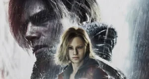 Resident Evil Requiem Leon Grace keyart