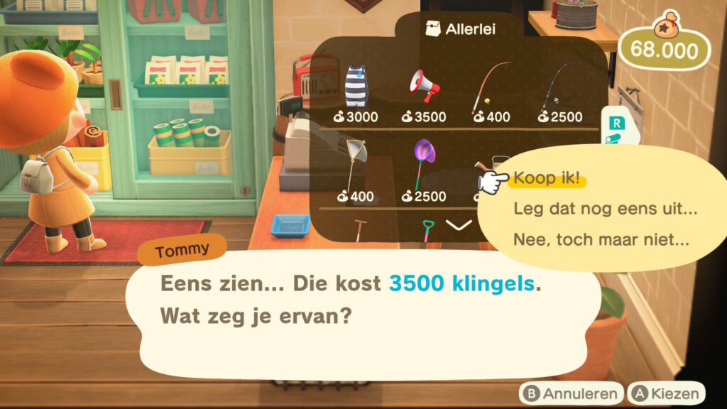 Animal Crossing: New Horizons megafoon