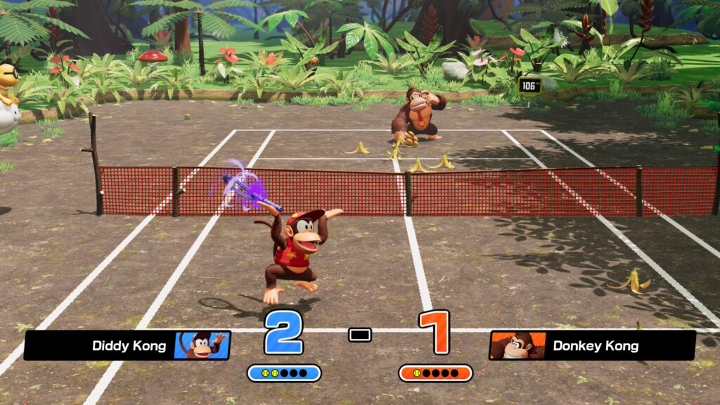 Mario Tennis Fever bananenracket