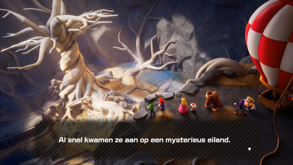 Mario Tennis Fever cutscene