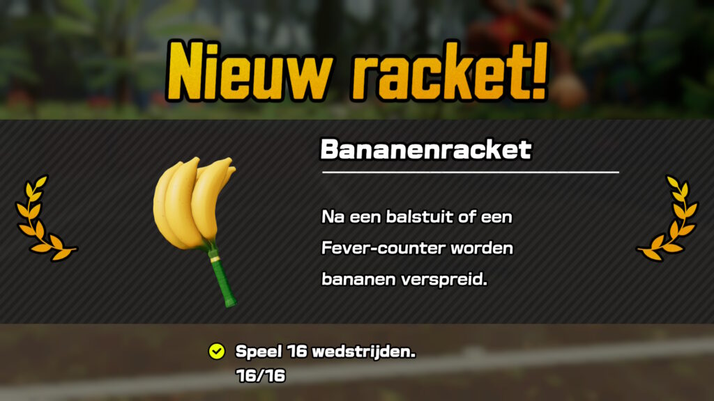 Mario Tennis Fever bananenracket