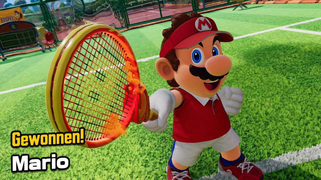 Mario Tennis Fever vuurracket