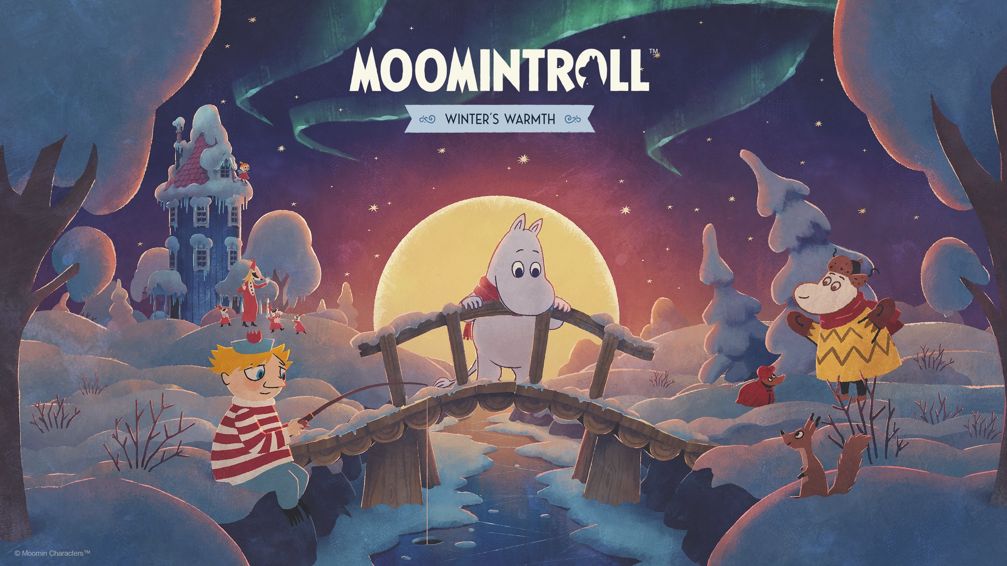 Moomintroll Winter’s Warmth Moomintroll Winters Warmth key art