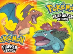 Pokemon Firered leafgreen artwork