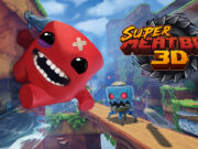 Super Meat Boy 3D komt naar Nintendo Switch 2 Super Meat Boy 3D key art