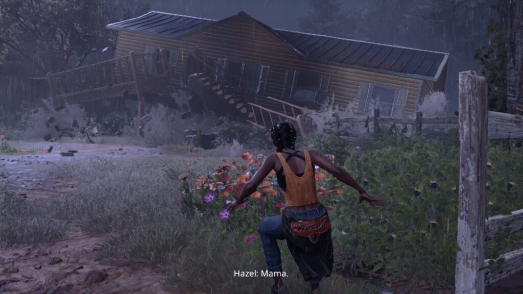 South of Midnight huis wordt meegesleurd